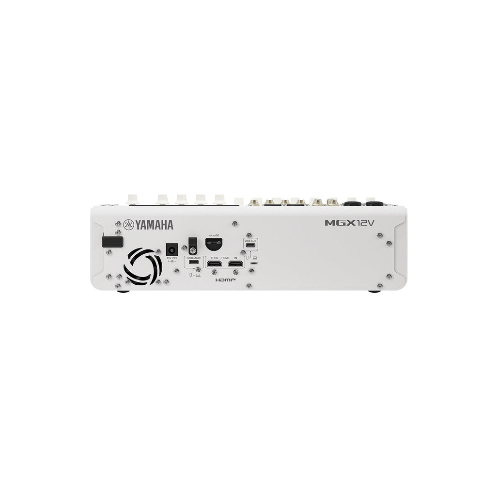 MGX12V W Yamaha 18-kanaals Digitale Mengtafel met Video-interface (Wit)