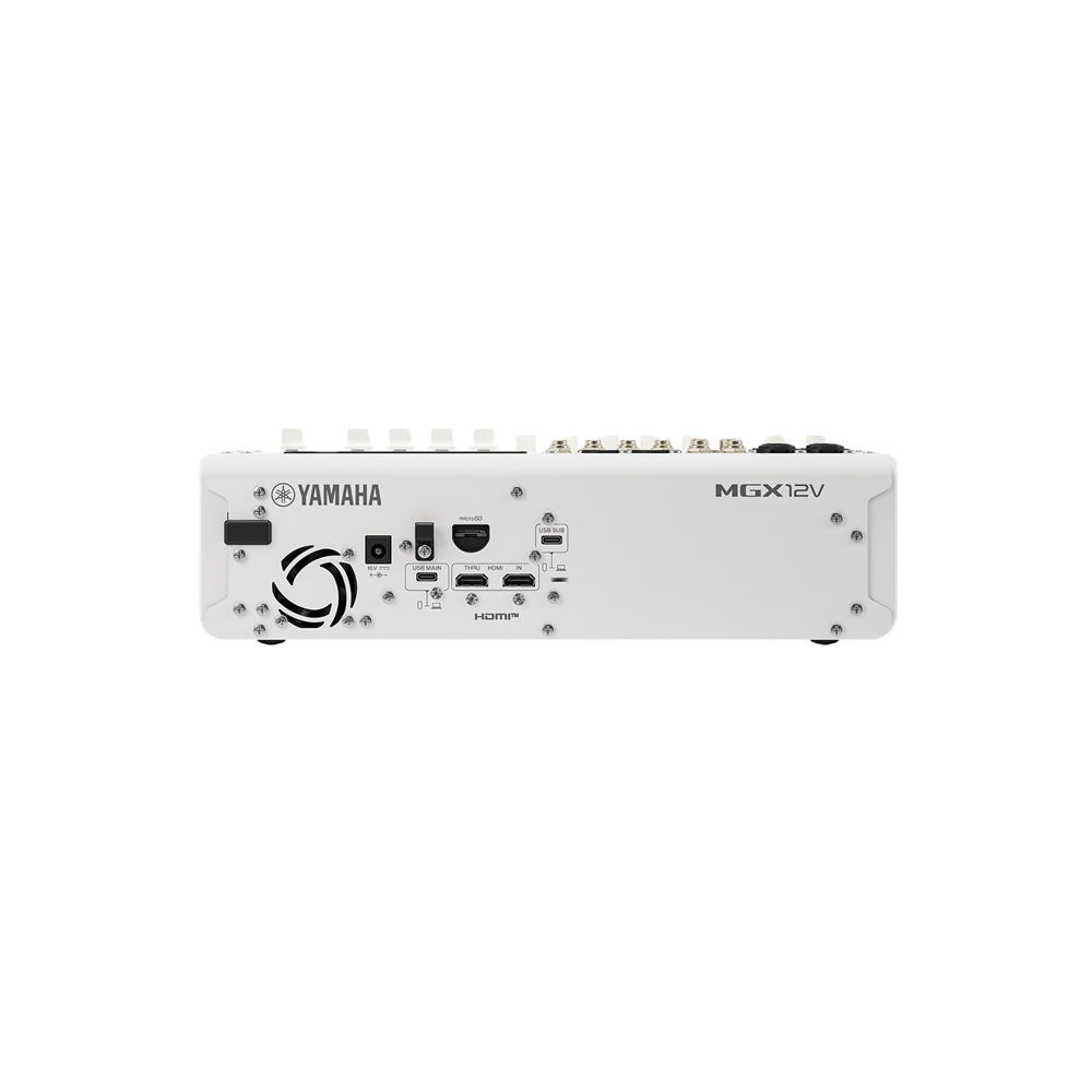 MGX12V W Yamaha 18-Channel Digital Mixer with Video Interface (White)