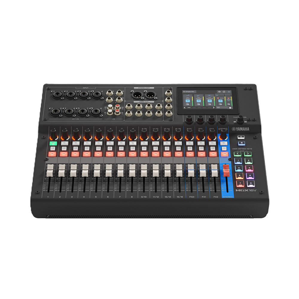 MGX16V B Yamaha 18-Channel Digital Mixer with Video Interface (Black)