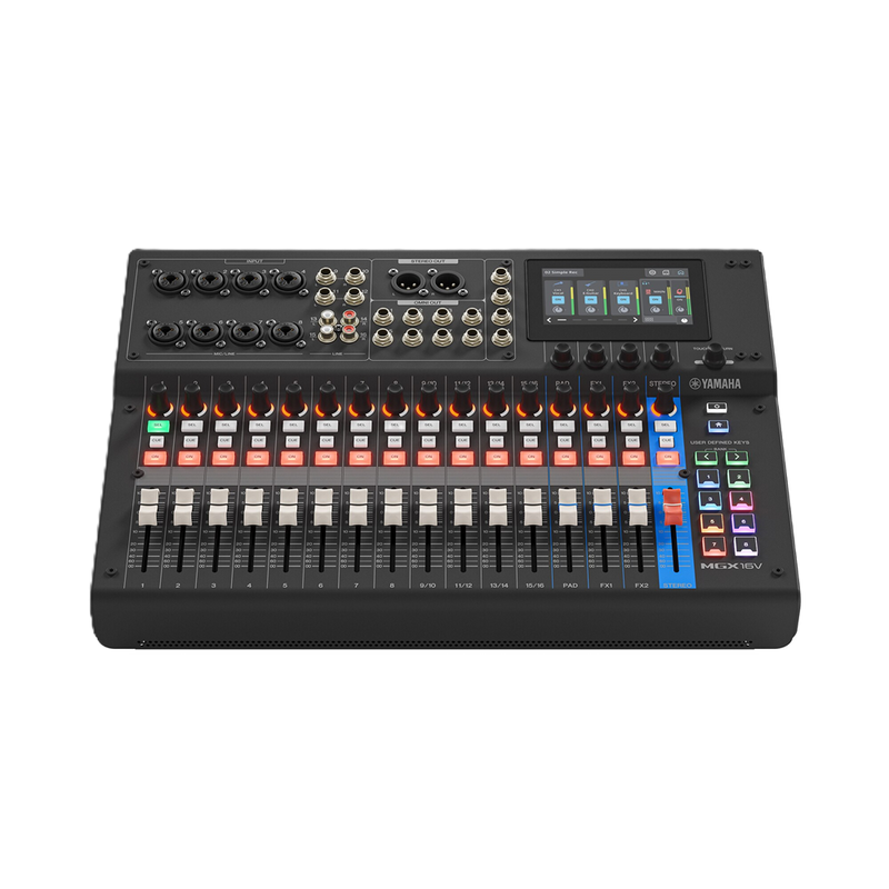 MGX16V B Yamaha 18-kanaals Digitale Mengtafel met Video-interface (Zwart)