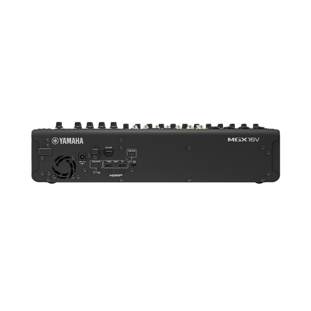 MGX16V B Yamaha 18-Channel Digital Mixer with Video Interface (Black)