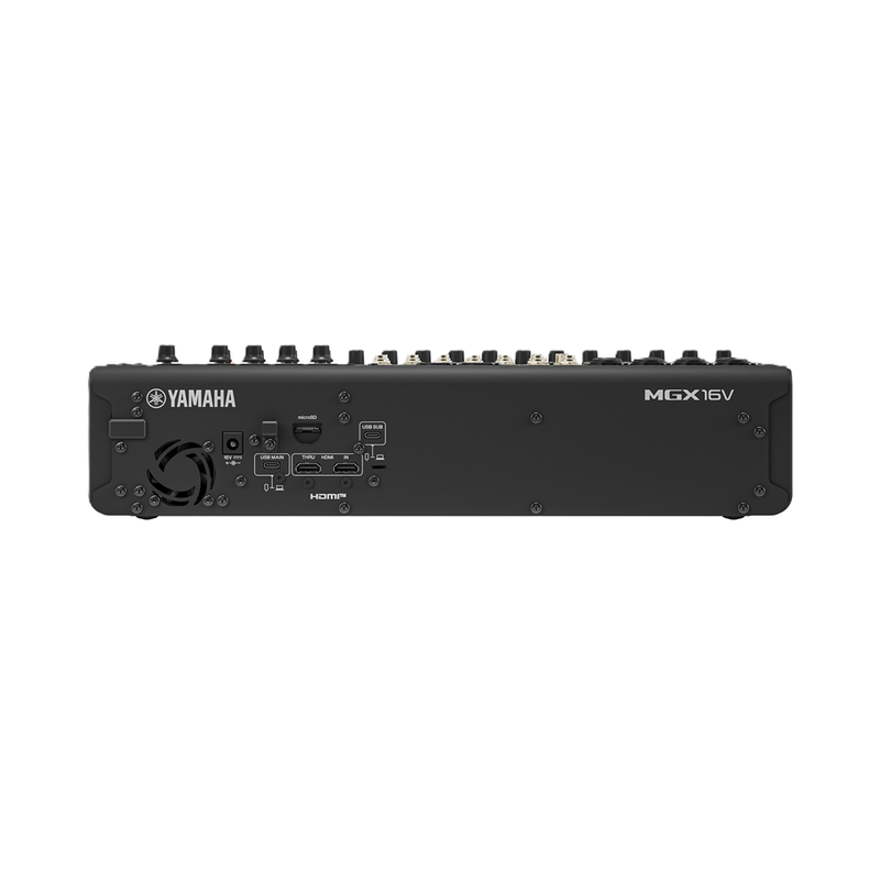 MGX16V B Yamaha 18-kanaals Digitale Mengtafel met Video-interface (Zwart)