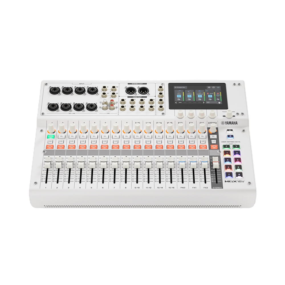 MGX16V W Yamaha 18-Channel Digital Mixer with Video Interface (White)