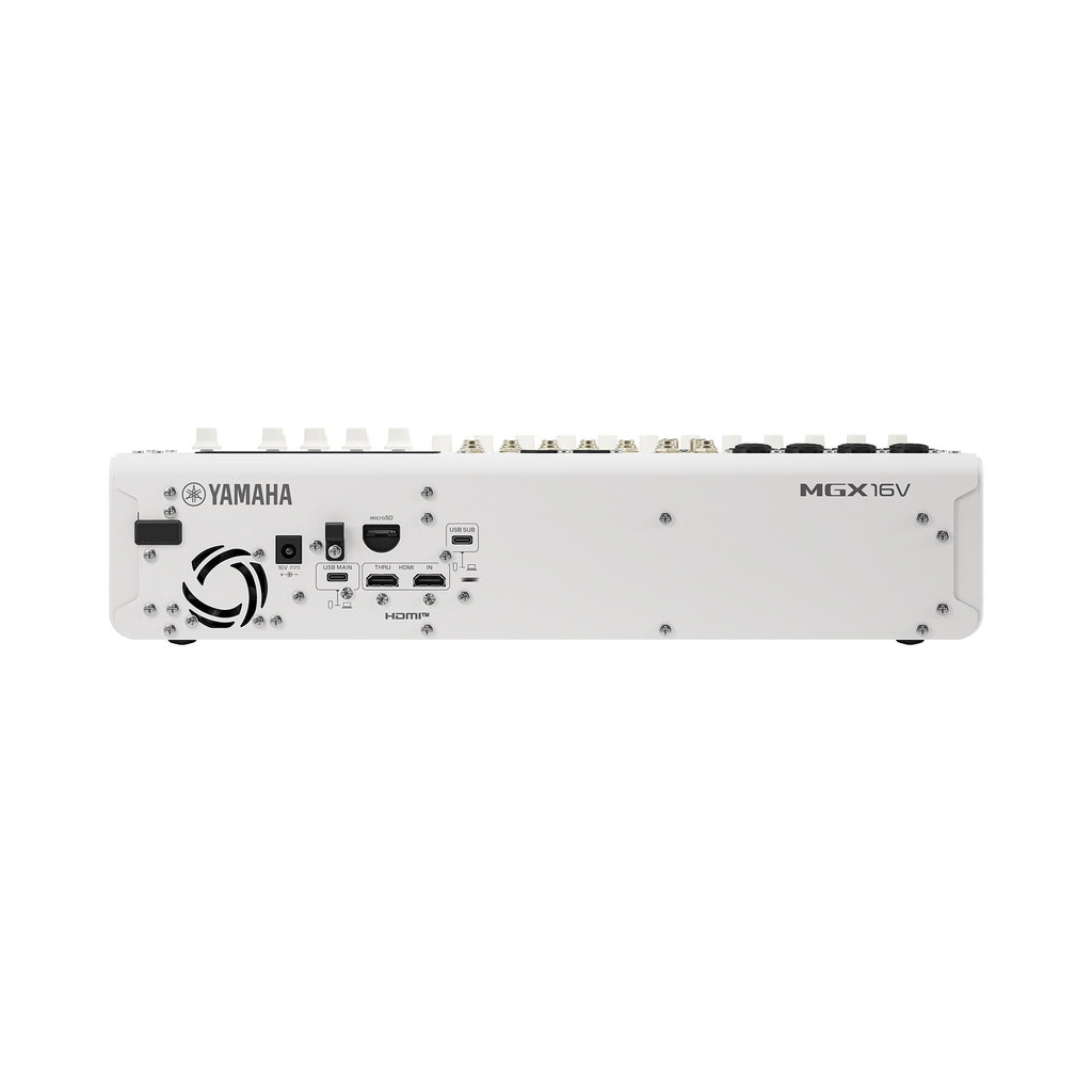MGX16V W Yamaha 18-kanaals Digitale Mengtafel met Video-interface (Wit)