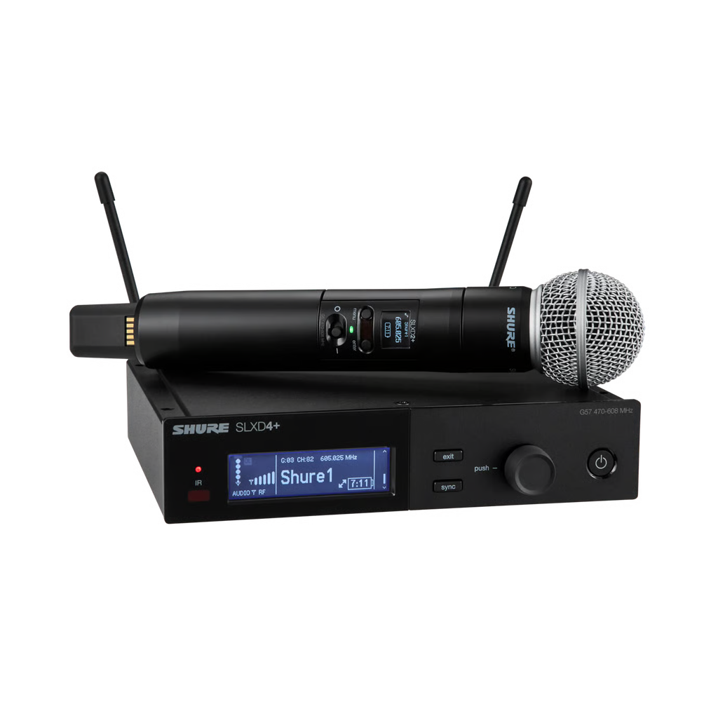 SLXD24+/58 Shure Wireless Handheld System G65 (470-606MHz)