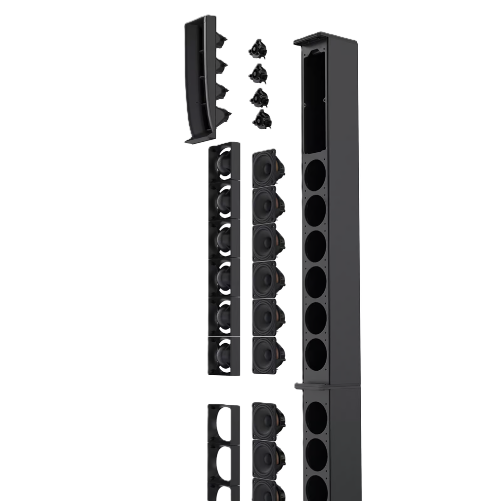 MAUI 44 G3 LD Systems 4-Way Column PA System (Black)