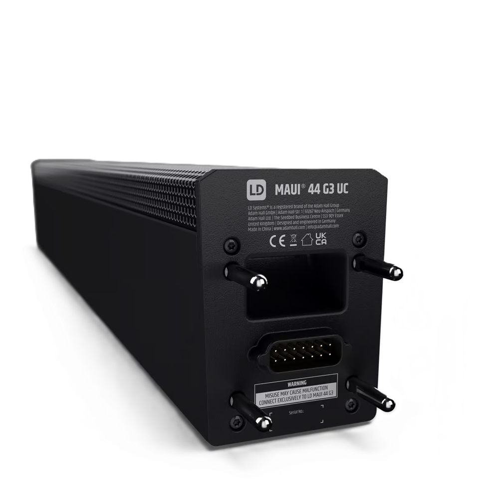 MAUI 44 G3 LD Systems 4-Way Column PA System (Black)