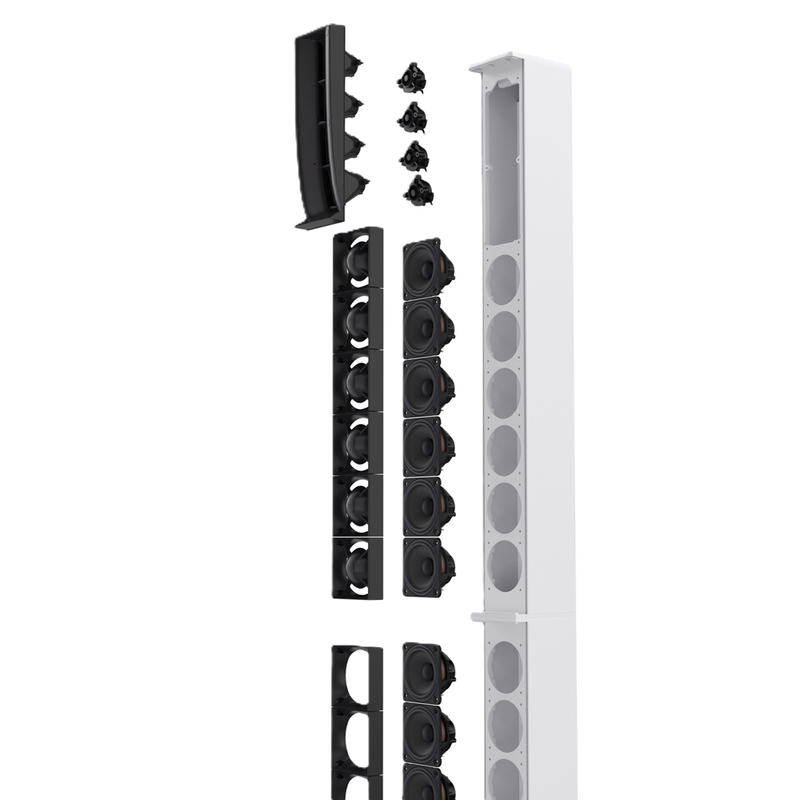 MAUI 44 G3 W LD Systems 4-weg Kolom-PA-systeem (Wit)