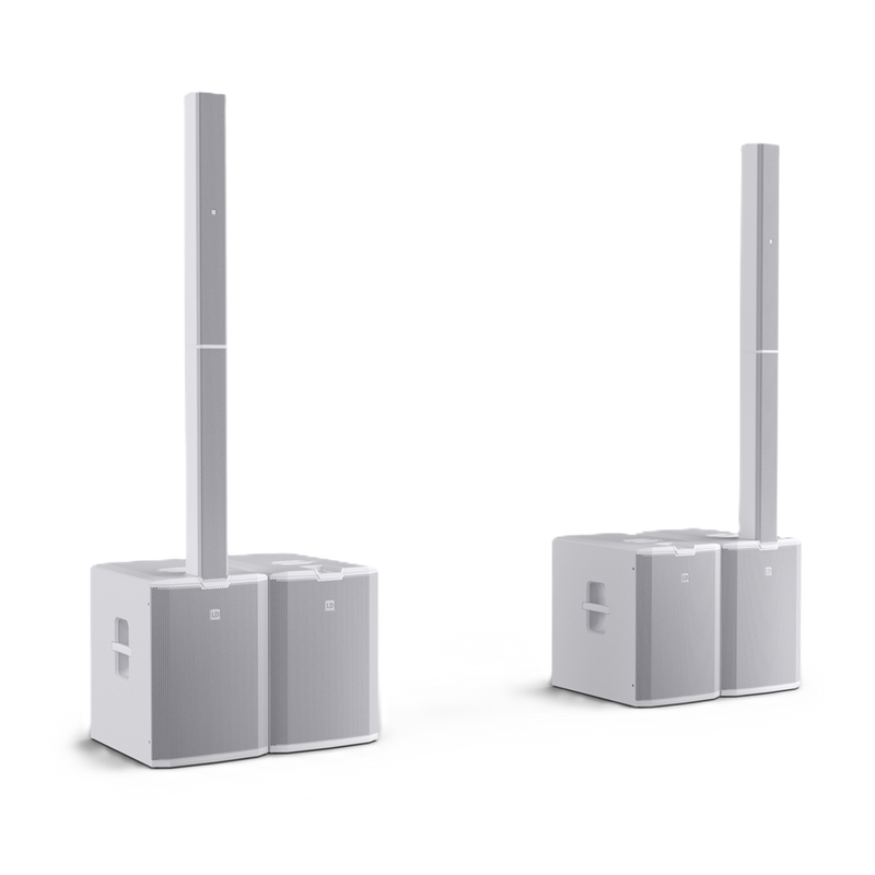 MAUI 44 G3 W LD Systems 4-way Column PA System (White)