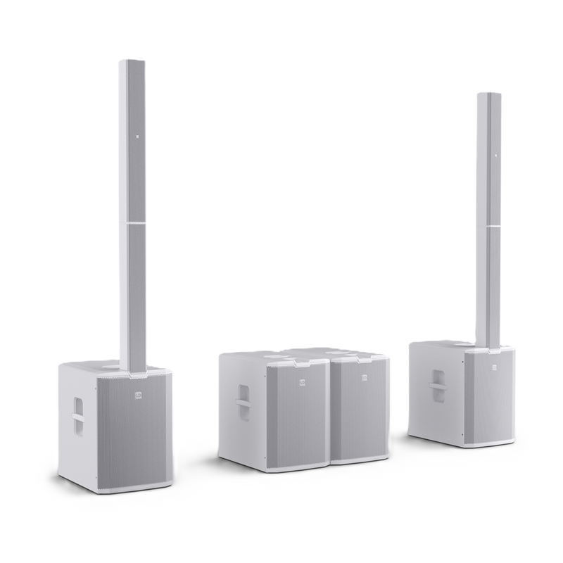 MAUI 44 G3 W LD Systems 4-way Column PA System (White)