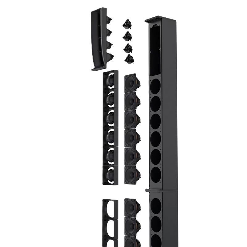 MAUI 44 G3 MIX LD Systems 4-weg Kolom-PA-systeem met Digitale Mixer (Zwart)