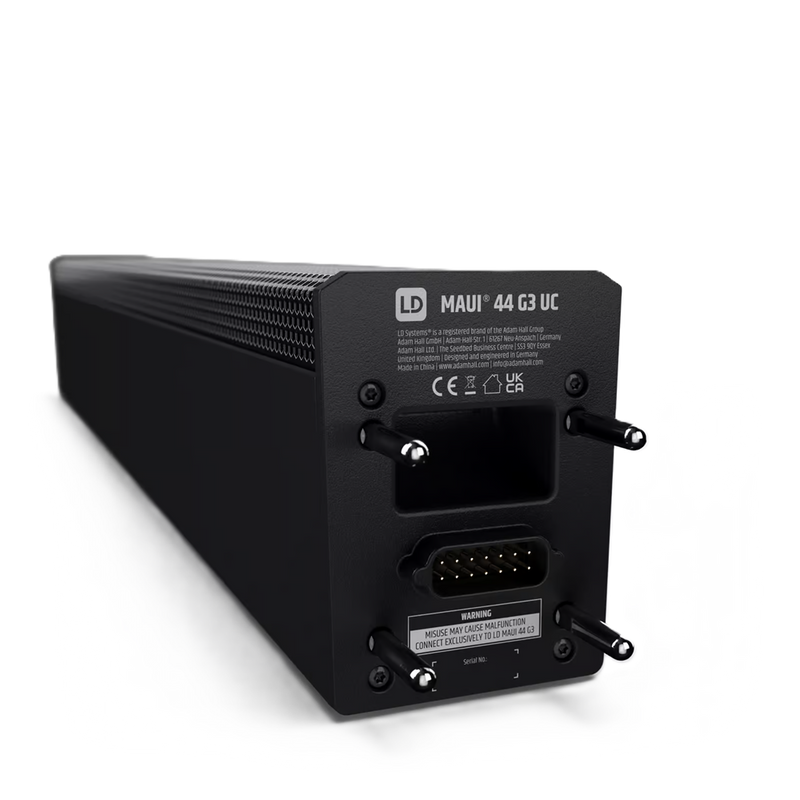 MAUI 44 G3 MIX LD Systems 4-weg Kolom-PA-systeem met Digitale Mixer (Zwart)