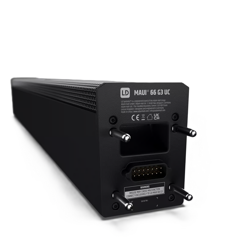 MAUI 66 G3 LD Systems 4-weg Kolom-PA-systeem (Zwart)