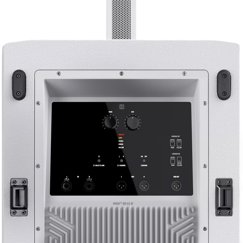 MAUI 66 G3 W LD Systems 4-weg Kolom-PA-systeem (Wit)