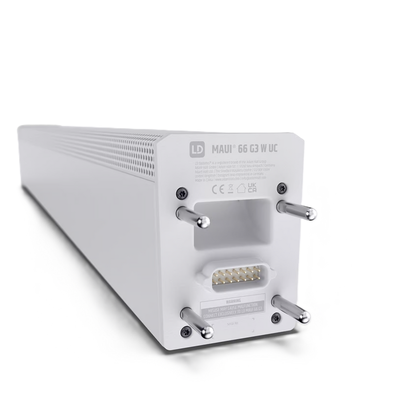 MAUI 66 G3 W LD Systems 4-weg Kolom-PA-systeem (Wit)