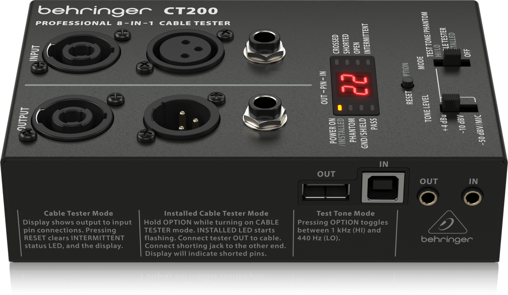 CT200 Behringer Kabeltester