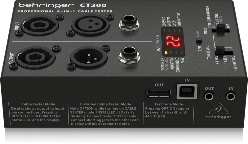 CT200 Behringer Kabeltester