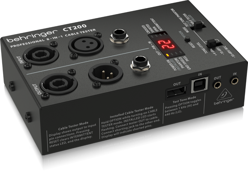 CT200 Behringer Kabeltester