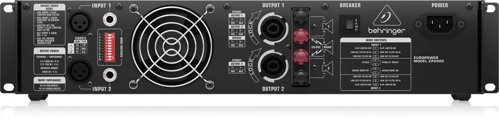 EP2000 Behringer Stereo Versterker