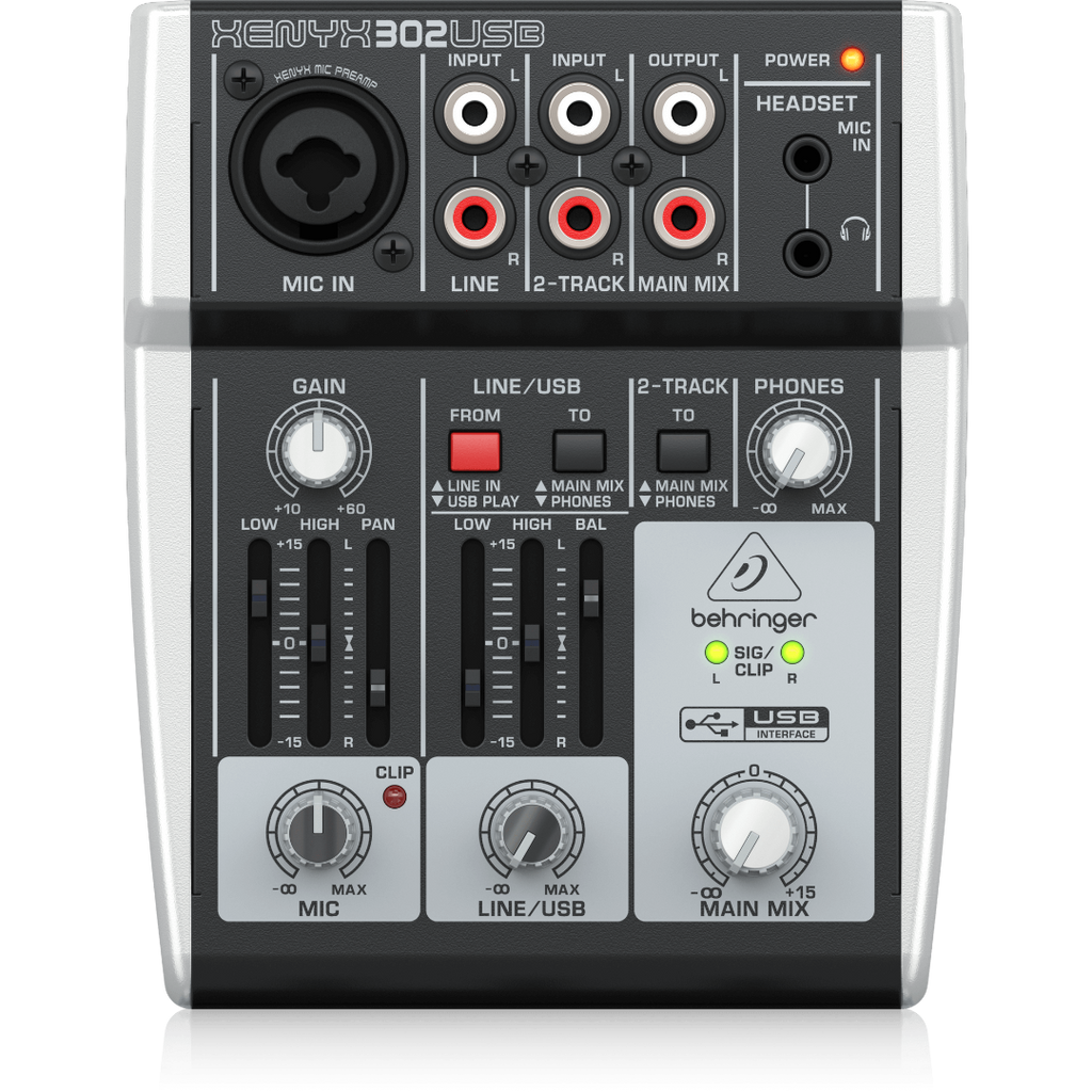 Xenyx 302USB Behringer Analoge Mengtafel