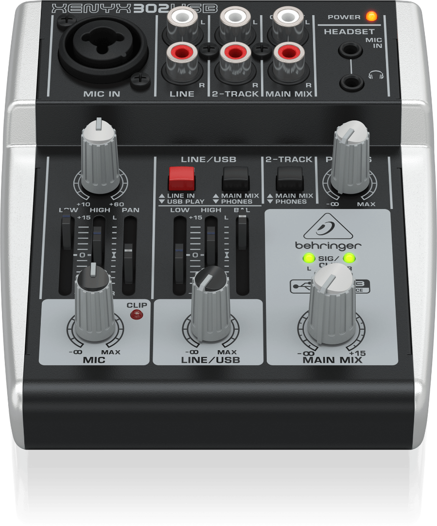 Xenyx 302USB Behringer Analoge Mengtafel