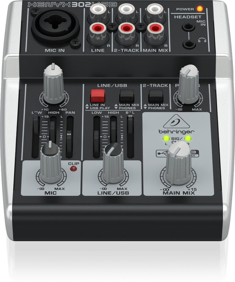 Xenyx 302USB Behringer Analoge Mengtafel