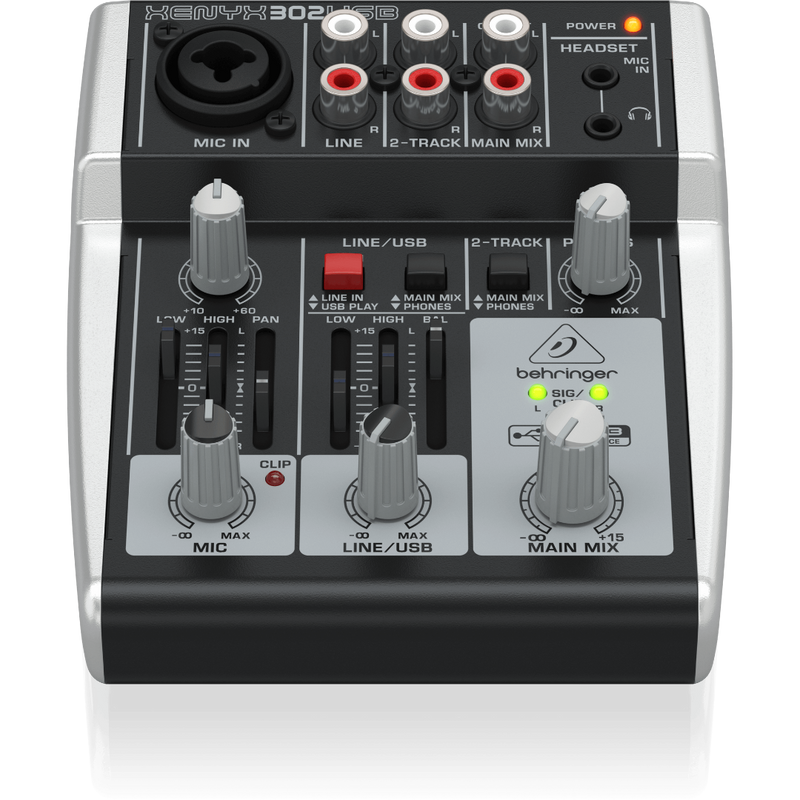 Xenyx 302USB Behringer Analoge Mengtafel