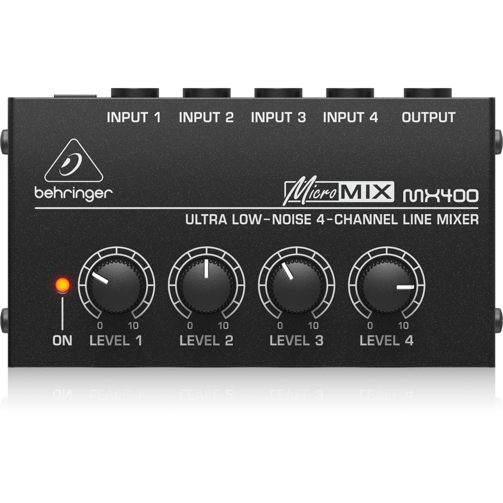 MX400 Behringer 4-kanaals Line Mixer