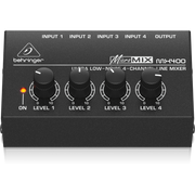 MX400 Behringer 4-kanaals Line Mixer