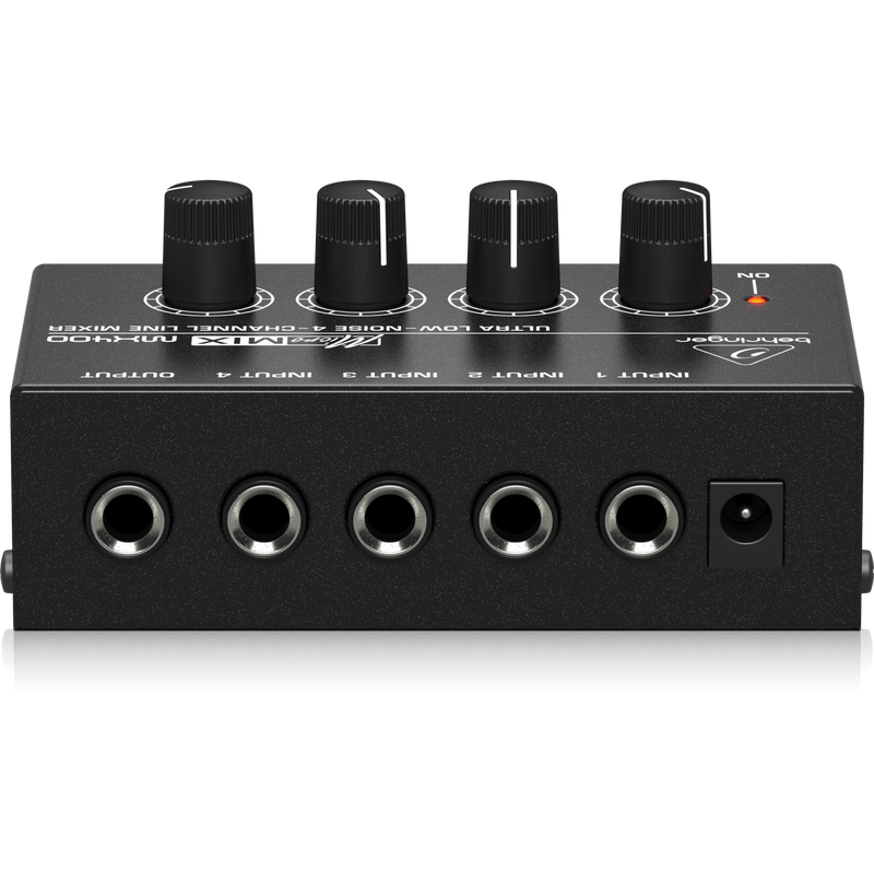 MX400 Behringer 4-kanaals Line Mixer