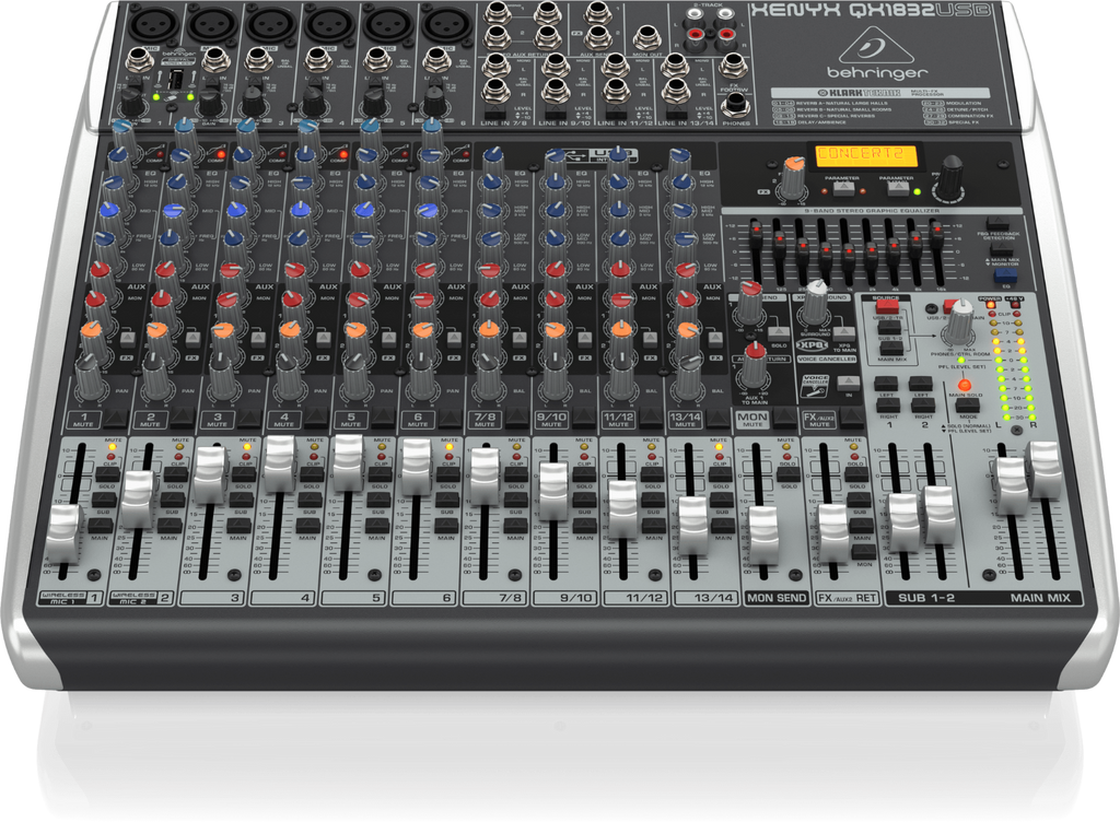 Xenyx QX1832USB Behringer Analoge Mengtafel met Effecten