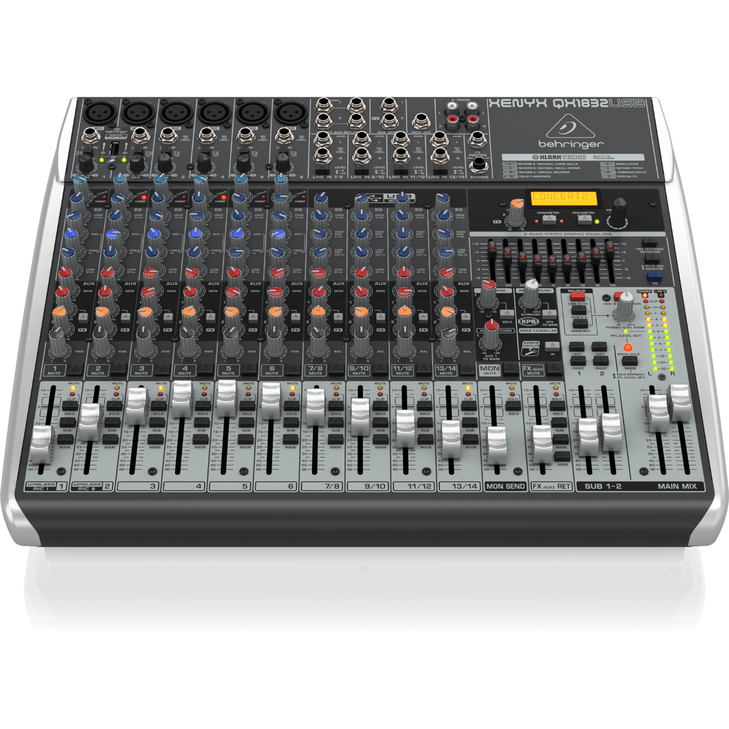 Xenyx QX1832USB Behringer Analoge Mengtafel met Effecten