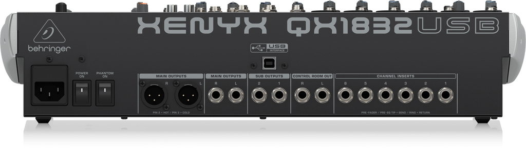Xenyx QX1832USB Behringer Analoge Mengtafel met Effecten
