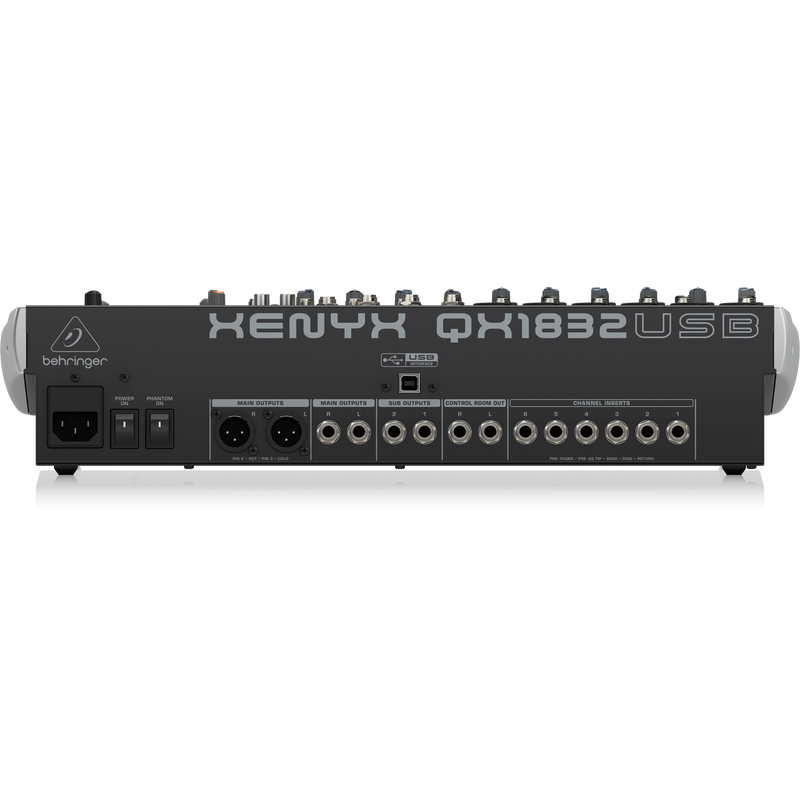 Xenyx QX1832USB Behringer Analoge Mengtafel met Effecten