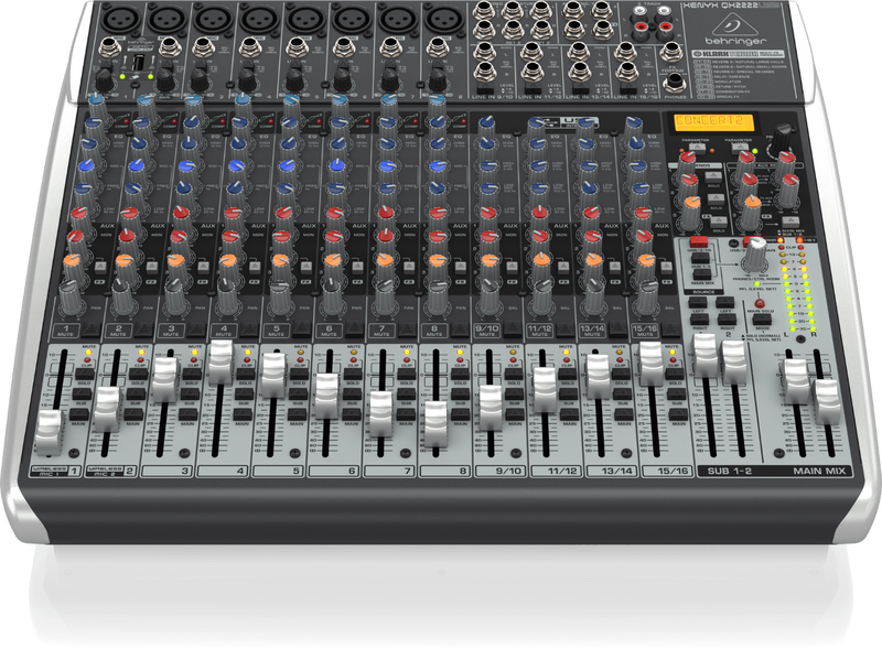 Xenyx QX2222USB Behringer Analoge Mengtafel met Effecten