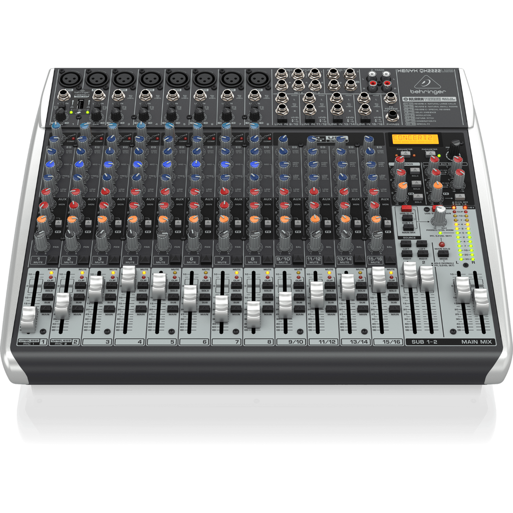 Xenyx QX2222USB Behringer Analoge Mengtafel met Effecten