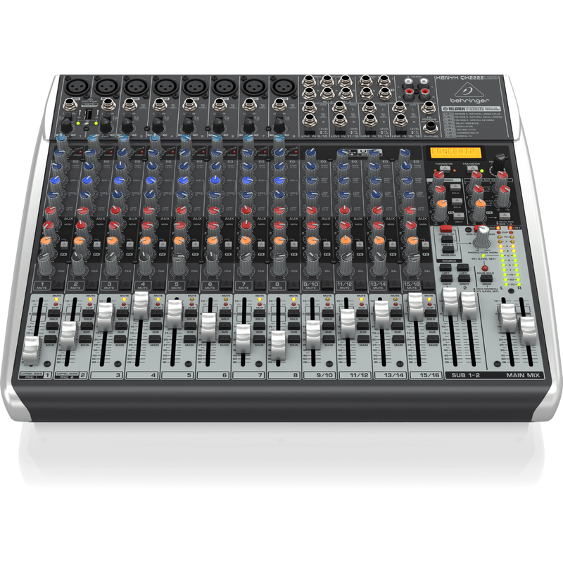 Xenyx QX2222USB Behringer Analoge Mengtafel met Effecten