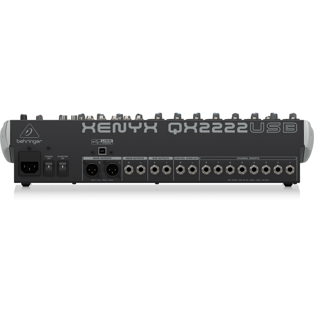 Xenyx QX2222USB Behringer Analoge Mengtafel met Effecten