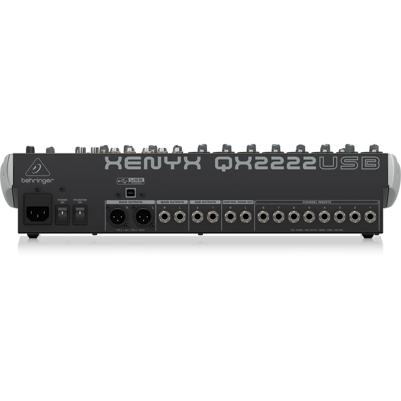 Xenyx QX2222USB Behringer Analoge Mengtafel met Effecten