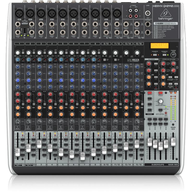 Xenyx QX2442USB Behringer Analoge Mengtafel met Effecten