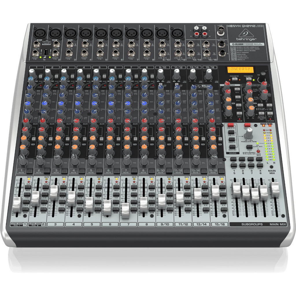 Xenyx QX2442USB Behringer Analoge Mengtafel met Effecten