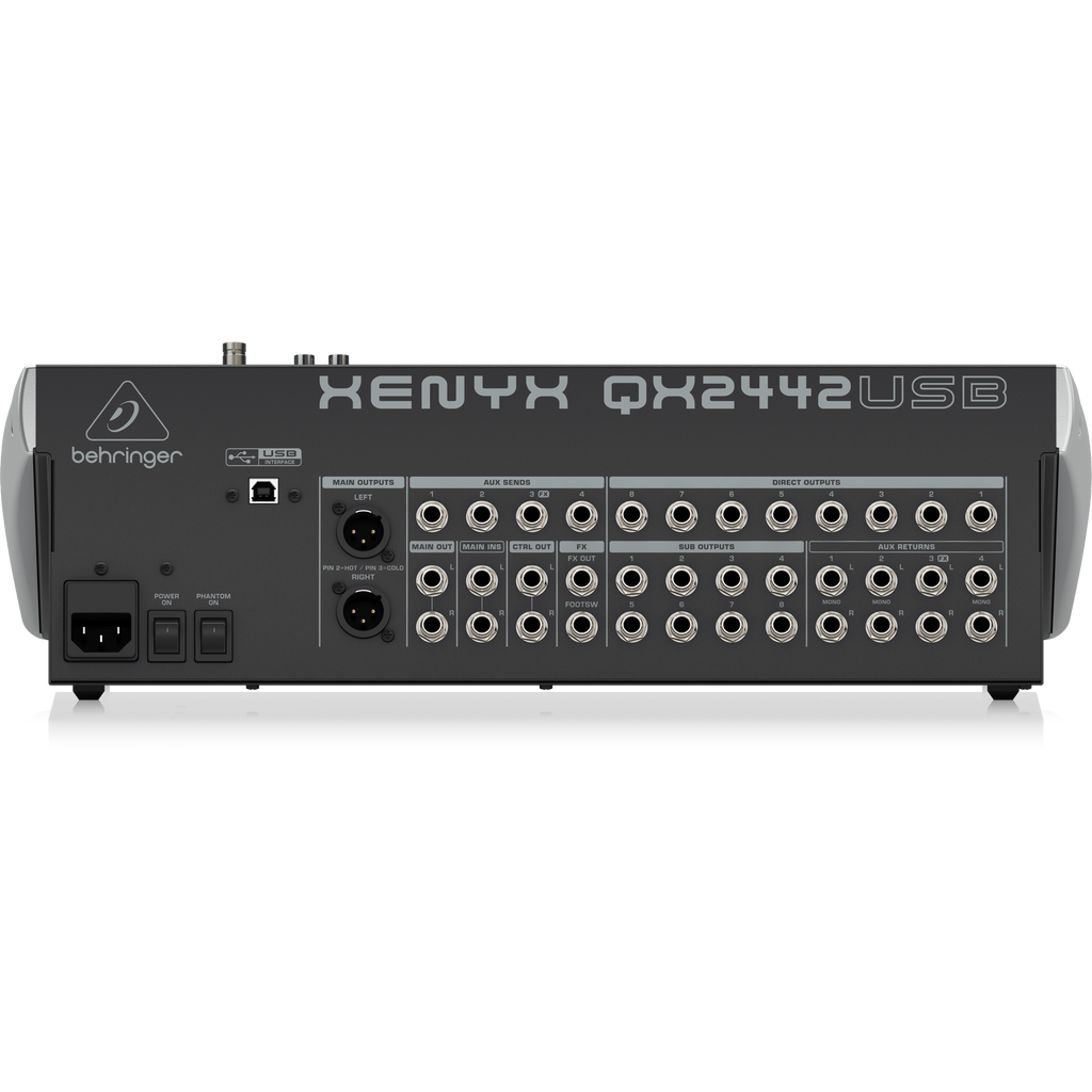 Xenyx QX2442USB Behringer Analoge Mengtafel met Effecten