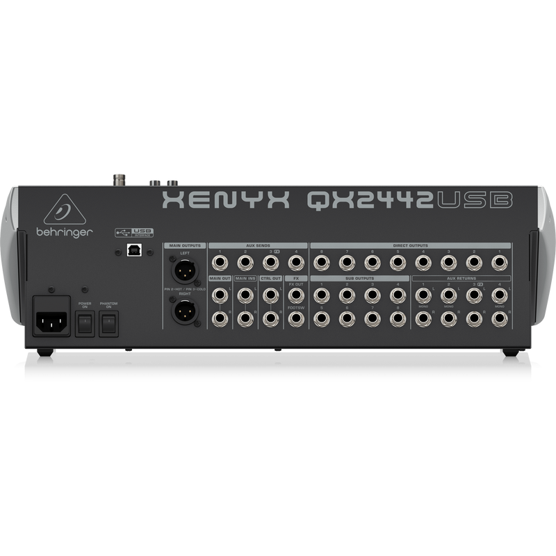 Xenyx QX2442USB Behringer Analoge Mengtafel met Effecten