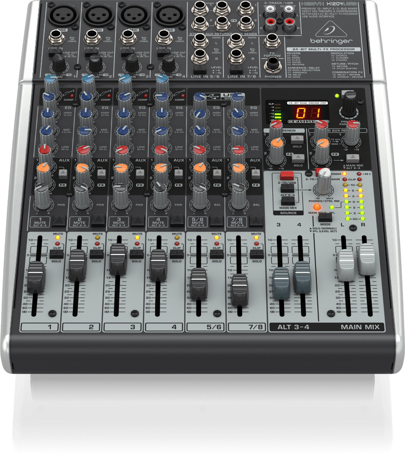 Xenyx X1204USB Behringer Analoge Mengtafel met Effecten