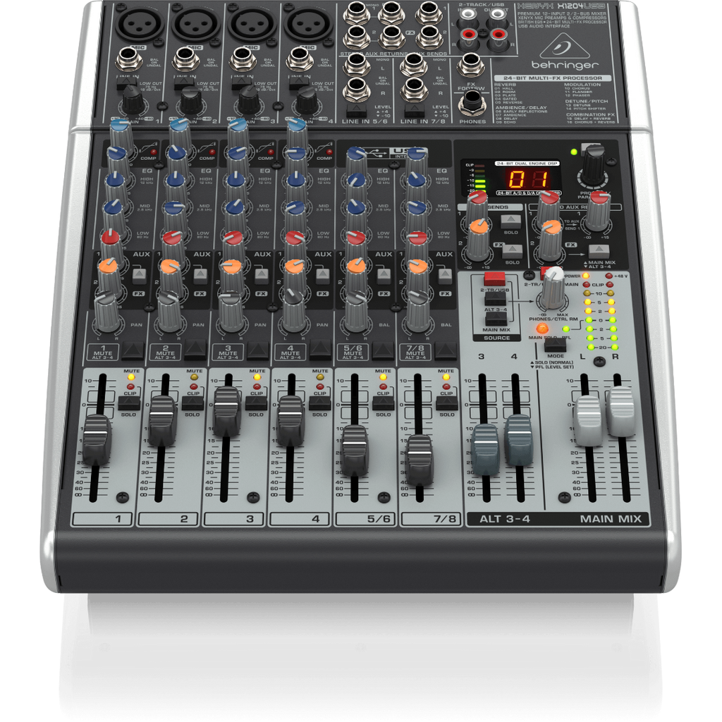 Xenyx X1204USB Behringer Analoge Mengtafel met Effecten