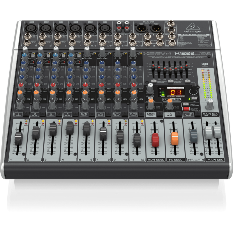 Xenyx X1222USB Behringer Analoge Mengtafel met Effecten