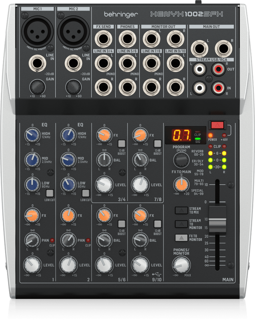 XENYX 1002SFX BEHRINGER ANALOG MIXER