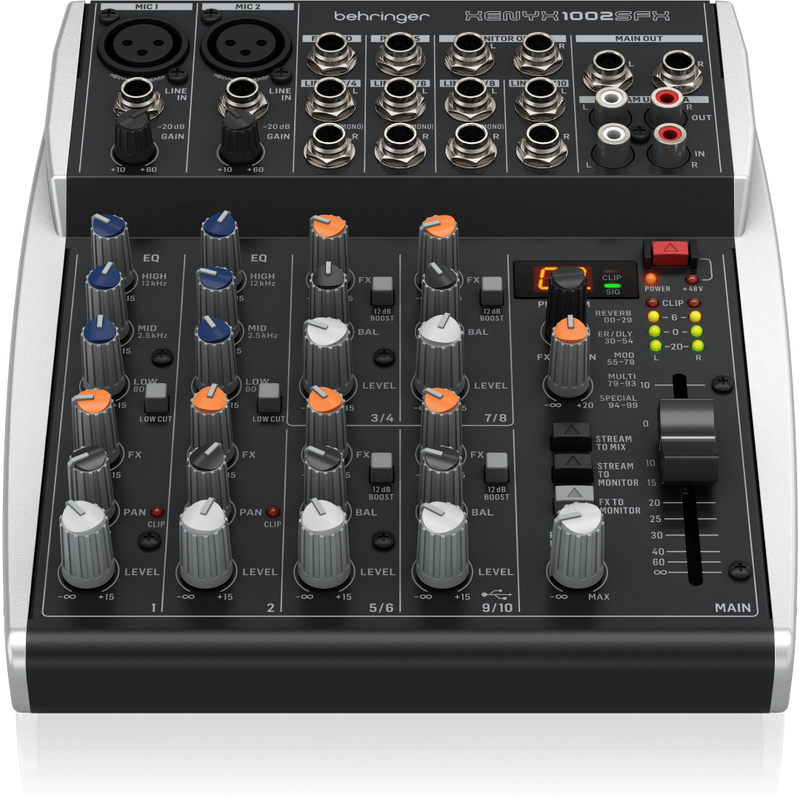 Xenyx 1002SFX Behringer Analog Mixer with Effects