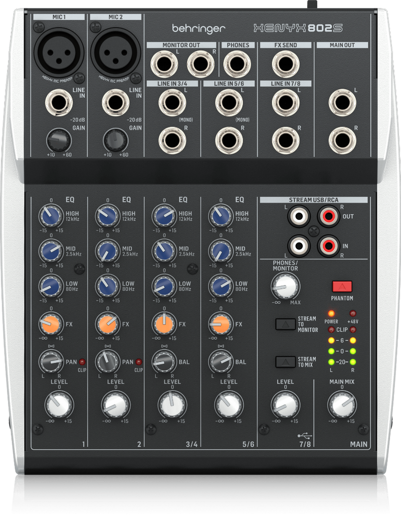 Xenyx 802S Behringer Analoge Mengtafel