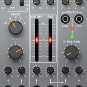 110 VCO/VCF/VCA Behringer Module voor Eurorack